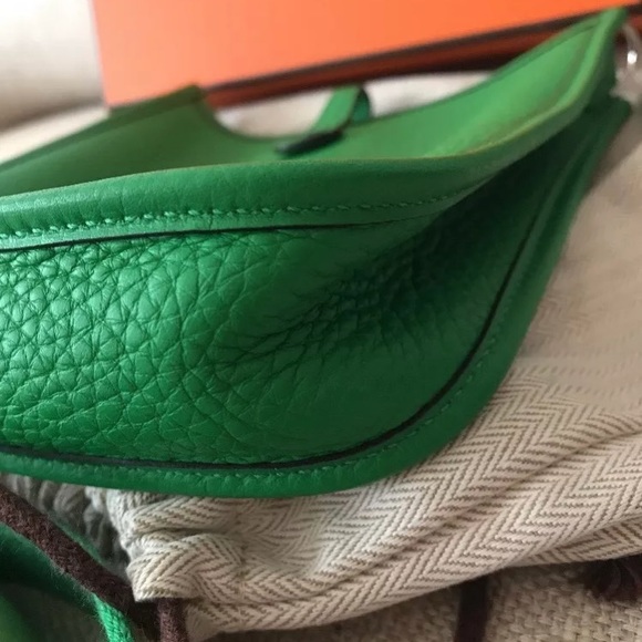 NIB Hermes Mini Evelyne TPM Bambou Crossbody Bag - Picture 6 of 8